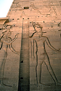 Bas Relief at Philae, Aswan, Egypt - Click to Zoom
