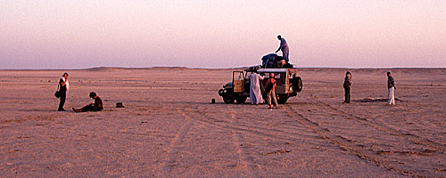 Waking up in the Middle of Nowhere, Sahara Desert, Sohag, Egypt - Click to Zoom