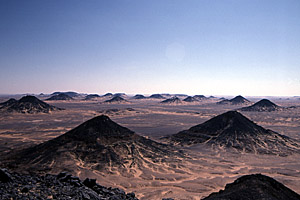 View of Hills, The Black Desert, 6th Oct, Egypt - Click to Zoom