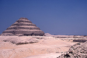 Stepped Pyramid of Saqqara, Saqqara, Cairo, Egypt - Click to Zoom