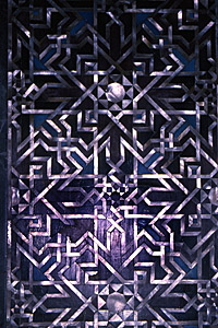 Islamic Tiling, Blue Mosque, Cairo, Egypt - Click to Zoom